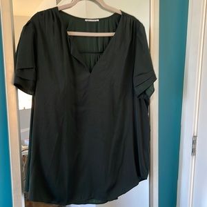 Rick silk like deep hunter green